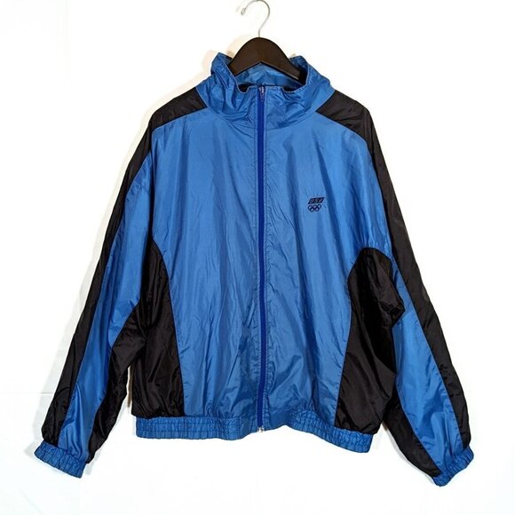 Mens Size XL Vintage 1996 JC Penney Team USA Olympic Full Zip Windbreaker Jacket - Picture 1 of 6